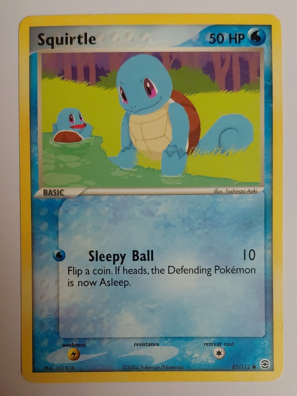 Squirtle - Vintage EX Firered And Leafgreen - Pokemon Card